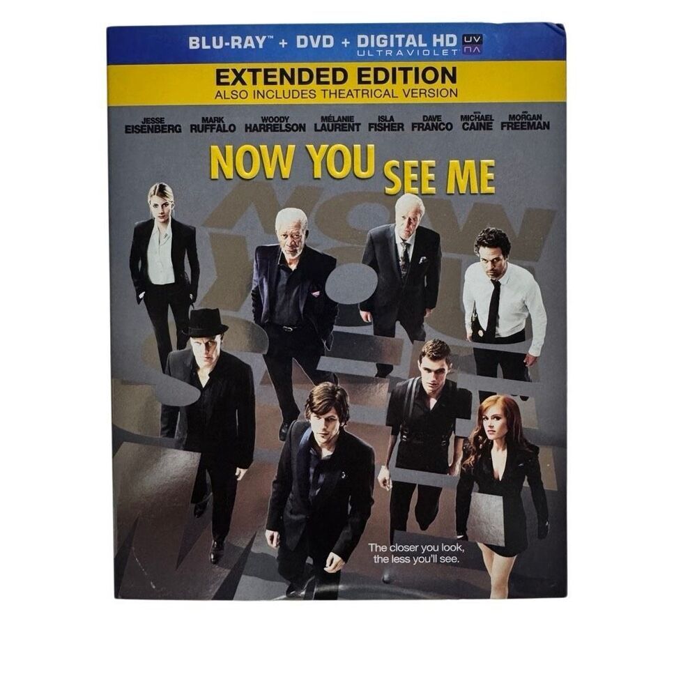 Now You See Me [Blu-ray + DVD + Digital] Extended Edition